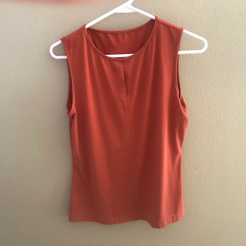 Spread Your Wings Women Keyhole Top Small orange